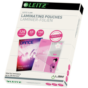 Laminierfolie Leitz iLAM 33807 - 216 x 154 mm für A5...