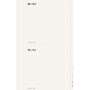 Ordnerr&uuml;ckenschild Leitz 1690 - 176 x 146 mm grau breit / kurz f&uuml;r alle Druckertypen Pckg/20