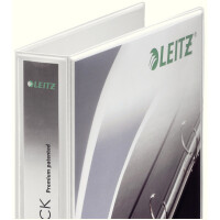 Pr&auml;sentationsringbuch Leitz SoftClick 4201 - A4 &Uuml;berbreite wei&szlig; 4-D-Ring Mechanik &Oslash; 25 mm f&uuml;r 230 Blatt PP