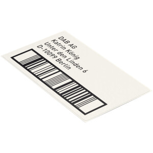 Etikettendrucker Rollenetikett Leitz ICON 7018 - auf Rolle Vielzweck-Etikett 50 x 88 mm weiß permanent Thermopapier für Thermodrucker Pckg/435