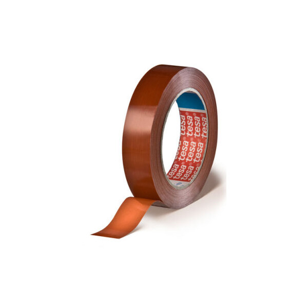 Verpackungsklebeband tesa Strapping 4287 - 19 mm x 66 m orange PP-Band f&uuml;r Industrie/Gewerbe-Anwendungen