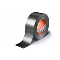Gewebeklebeband tesa 4662 - 96 mm x 50 m silber-matt f&uuml;r Industrie/Gewerbe-Anwendungen