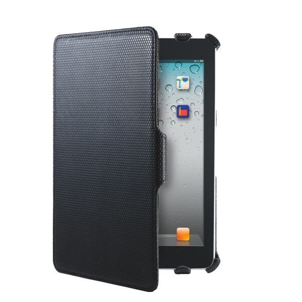 iPadschutzh&uuml;lle Leitz Complete 6387 - 140 x 13 x 201 mm iPad-Mini schwarz mit Standfunktion gummiertes Smart Grip Material