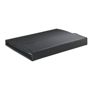 iPadschutzh&uuml;lle Leitz Complete 6404 - 198 x 25 x 261 mm schwarz mit Tastatur und Standfunktion gummiertes Smart Grip Material