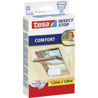Fliegengitter Dachfenster tesa Insect Stop Comfort 55881 - 120 x 140 cm wei&szlig; Flexibles Befestigungssystem