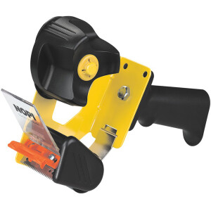Packband Handabroller tesa NOPI Economy 56406 - bis 50 mm schwarz/gelb einzeln