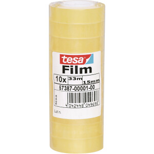 Klebefilm tesa tesafilm transparent 57387 - 15 mm x 33 m...