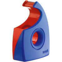 Klebefilm Handabroller tesa Easy Cut 57444 - 19 mm x 33 m rot/blau einzeln
