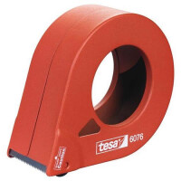 Packband Handabroller tesa Eco 06076 - bis 50 mm rot einzeln