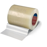 Oberfl&auml;chenschutzfolienband tesa tesafilm 51134 - 150 mm x 100 m transparent Gro&szlig;fl&auml;chenband f&uuml;r Industrie/Gewerbe-Anwendungen