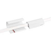 Kabelclip tesa Powerstrips 58035 - wei&szlig; bis 8 mm Pckg/5