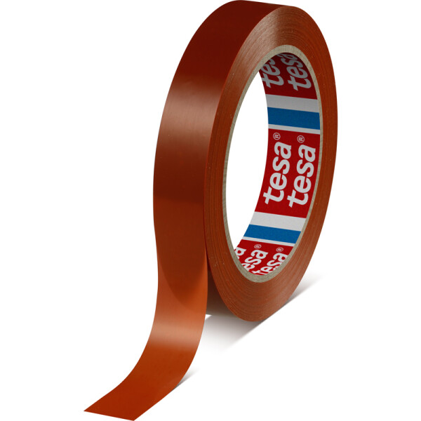 Verpackungsklebeband tesa Strapping 64286 - 19 mm x 66 m orange PP-Band für Industrie/Gewerbe-Anwendungen