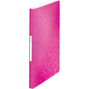 Sichtbuch Leitz WOW 4632 - A4 231 x 310 mm pink metallic 40 H&uuml;llen PP