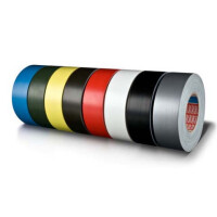 Gewebeklebeband tesa tesaband 53799 - 50 mm x 50 m schwarz Reflexband f&uuml;r Industrie/Gewerbe-Anwendungen