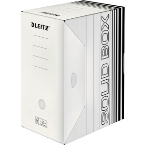 Archivbox Leitz Solid 6129 - 150 x 257 x 330 mm wei&