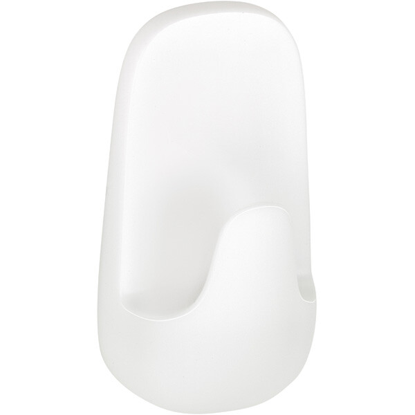 Haken tesa Powerstrips Waterproof Small 59782 - oval weiß bis 1 kg für Badezimmer Kunststoff Pckg/3
