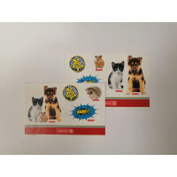 Gratiszugabe ab 25 Euro IVS-Zugabe Brunnen Sticker FoE Katze/Hund