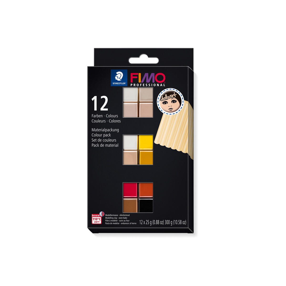 Modelliermasse 8027 STAEDTLER FIMO professional doll art 85g verschiedene Farben 