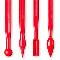 Modellierwerkzeug Staedtler FIMO Werkzeug 8711WP4 - rot 4 Modellierst&auml;be 4er-Set