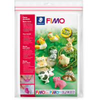 Motivform Staedtler FIMO Formen 874201 - 5 x 4 cm Tiere auf dem Bauernhof 9er-Set
