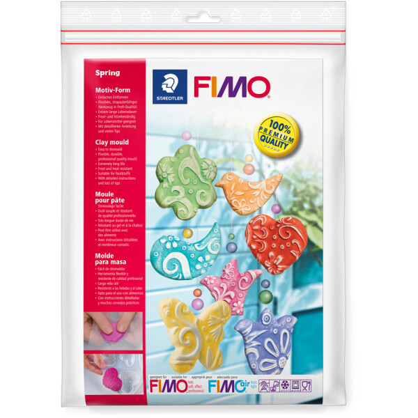 Motivform Staedtler FIMO Formen 874252 - 6 x 7 cm Fr&uuml;hling 7er-Set