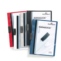 Klemmhefter Durable Duraquick 2270 - A4 310 x 228 mm schwarz bis 20 Blatt Weich-/Hartfolie