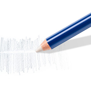 Radierstift Staedtler Mars rasor 52661 - 213 mm blau mit Bürste Synthesekautschuck für Kugelschreiber, Tinte und Tusche