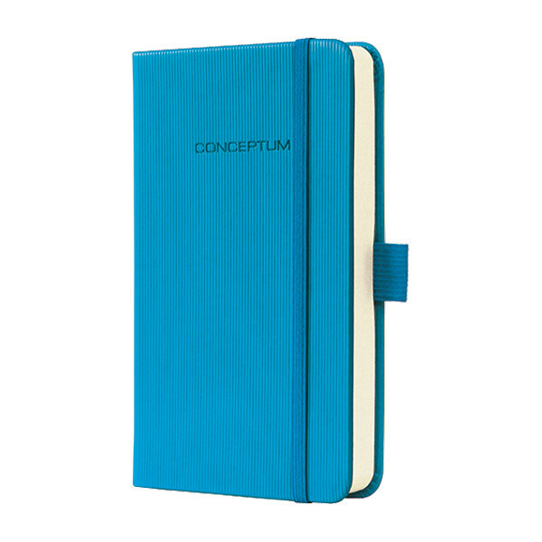 Notizbuch sigel Conceptum CO578 - A6 105 x 148 mm sky blue liniert 97 Blatt Hardcover-Einband 80 g/m²