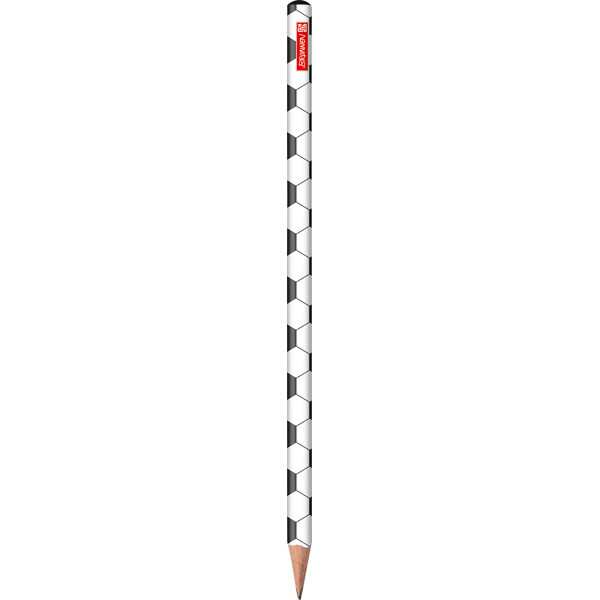 Bleistift Brunnen Fußball 29060 - Normalmine HB ohne Radierer Rundform