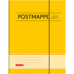 Postmappe Brunnen 47094 - A4 gelb Karton
