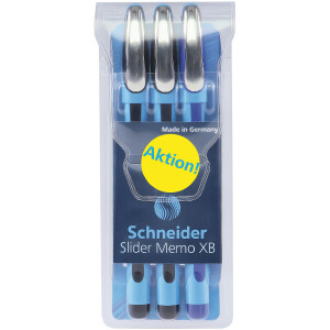 Kugelschreiber Schneider Slider Memo 1502 - farbig...