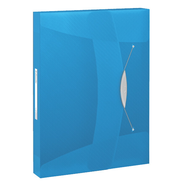 Ablagebox Esselte VIVIDA 624047 - A4 330 x 253 mm blau 40 mm Rückenbreite bis 350 Blatt PP-Folie
