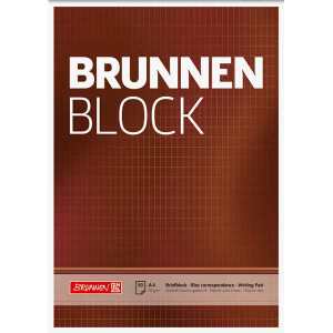 Briefblock Brunnen 52729 - A4 210 x 297 mm Deckblatt...