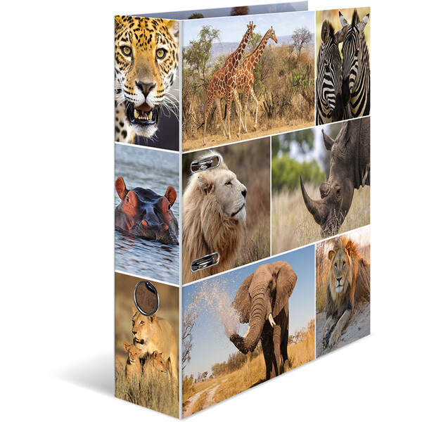 Motivordner Herma Animals 7168 - A4 315 x 285 mm Afrika Tiere 70 mm brei