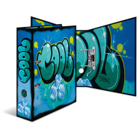 Motivordner Herma Graffiti 7149 - A4 315 x 285 mm Cool 70 mm breit Hebelmechanik Folienkarton