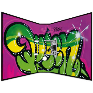 Motivordner Herma Graffiti 7162 - A4 315 x 285 mm Queen 70 mm breit Hebelmechanik Folienkarton