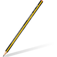 Bleistift Staedtler Noris 183 - gelb/schwarz Normalmine HB ohne Radierer Dreieckform