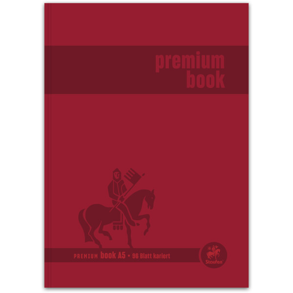 Kladde Staufen Premium Hardcover Lin 21 Liniert 96 Blatt hochweißes Premiumpapier 90 g/m²