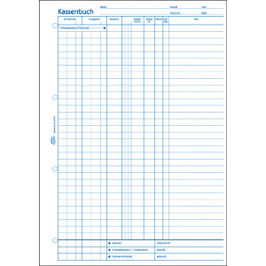 Kassenbericht Avery Zweckform 426 - A4 210 x 297 mm weiß 100 Blatt mit Blaupapier