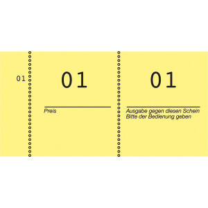 Nummernblock Avery Zweckform 869 - 105 x 53 mm farbig sortiert 1-1000 nummeriert