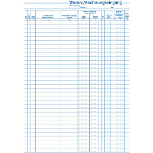 Waren-/Rechnung-Eingangsbuch Avery Zweckform 930 - A4 210 x 297 mm wei&szlig; 50 Blatt selbstdurchschreibend