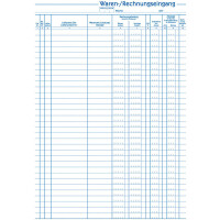 Waren-/Rechnung-Eingangsbuch Avery Zweckform 930 - A4 210 x 297 mm weiß 50 Blatt selbstdurchschreibend
