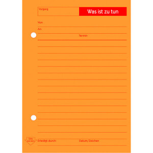 Aufgabennotiz Avery Zweckform 1014 - A6 105 x 149 mm orange 50 Blatt