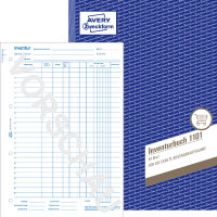 Inventurbuch Avery Zweckform 1101 - A4 210 x 297 mm weiß 50 Blatt