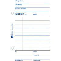 Rapport Avery Zweckform 1305 - A6 105 x 149 mm weiß 100 Blatt mit Blaupapier