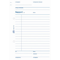 Rapport Avery Zweckform 1307 - A5 149 x 210 mm weiß 100 Blatt mit Blaupapier