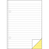 Durchschreibebuch Avery Zweckform 1729 - A5 149 x 210 mm weiß/gelb 2 x 40 Blatt selbstdurchschreibend