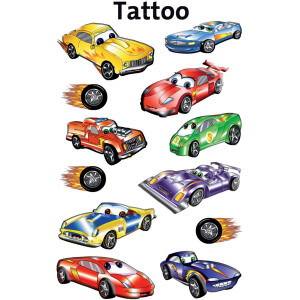Tattoofolie Avery Zweckform Kids 56685 - Autos...