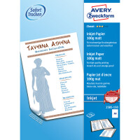 Inkjetpapier Avery Zweckform Classic 2585-150 - A4 210 x 297 mm weiß für Inkjetdrucker matt beschichtet FSC 100 g/m² Pckg/150