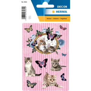 Sticker Herma Decor 3064 - Katzenzauber Papier Pckg/30